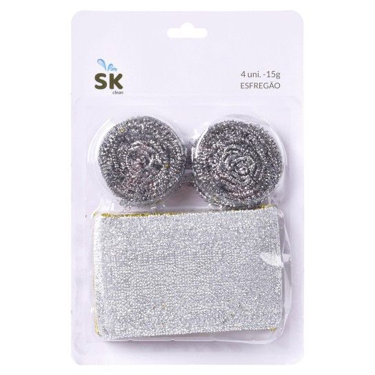 Scheuerschwamm-Set – 4 Stück