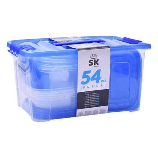 Set mit 54 Mehrzweckbehältern