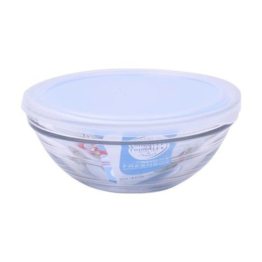 Transparente Frischhalteschüssel mit Deckel – 12 cm