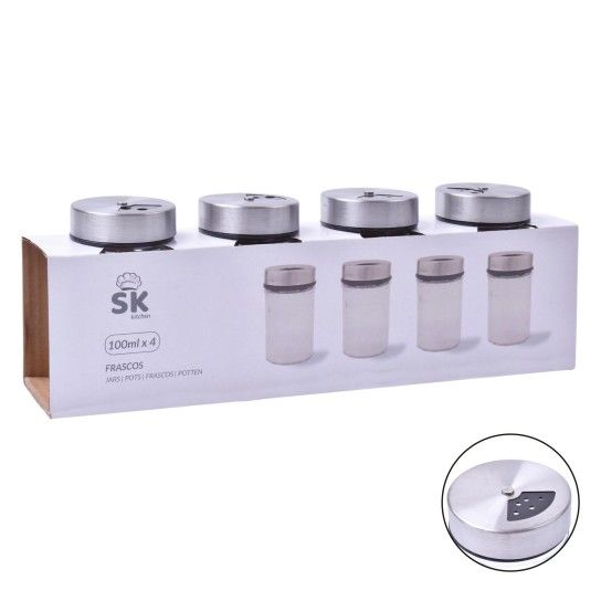 Gewürzglas-Set – 4 Stück