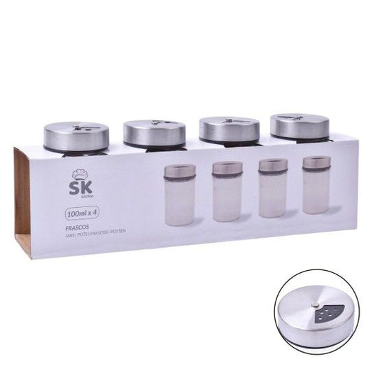 Gewürzglas-Set – 4 Stück